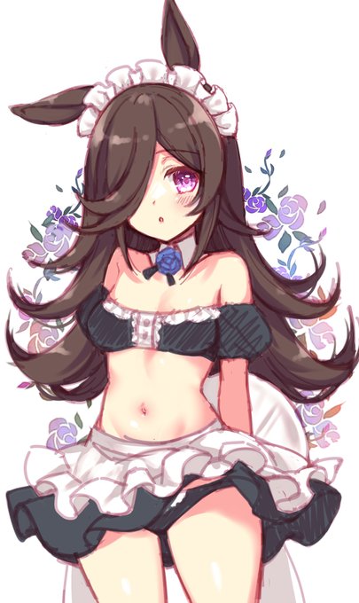 メイド水着inライスシャワーchan 