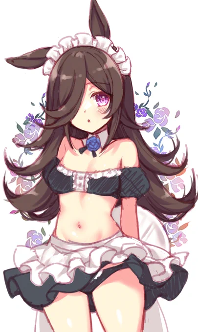 メイド水着inライスシャワーchan 