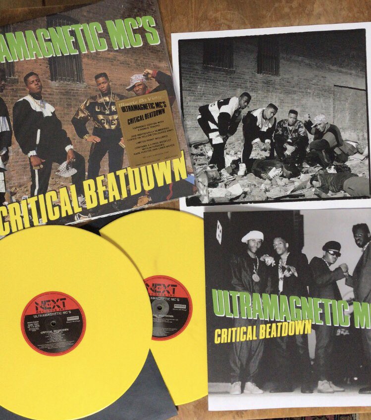 Now this is how a Reissue should be done! Deluxe repress of one of the greatest Rap albums ever. Expanded Edition incl. 6 Bonus Tracks plus Booklet, Linernotes etc. The best: it sounds superb! ✨ 
________
#UltramagneticMCs #CriticalBeatdown #KoolKeith #CedGee #VinylOfTheDay