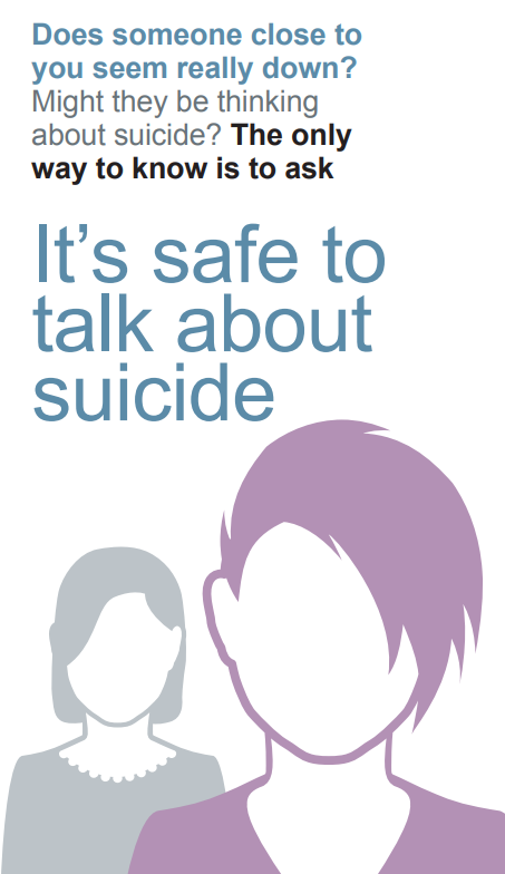 NSPA_UK's tweet photo. If you’re worried someone may be thinking about suicide, remember it is safe to talk about suicide. This leaflet by @UniofExeter &amp; The Alliance of Suicide Prevention Charities, gives guidance on what you could say or do if you're worried about someone: https://t.co/KlNyHR5PR4 https://t.co/n54BnFxjcl
