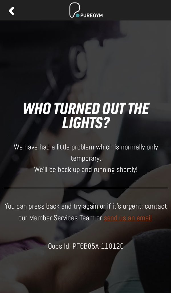 sean_ruddy_1's tweet image. @PureGym are any other #puregym members experiencing login issues on app and the website and seeing these messages after logging in…? #purehelp #purepullyourfingerout #pureuseless