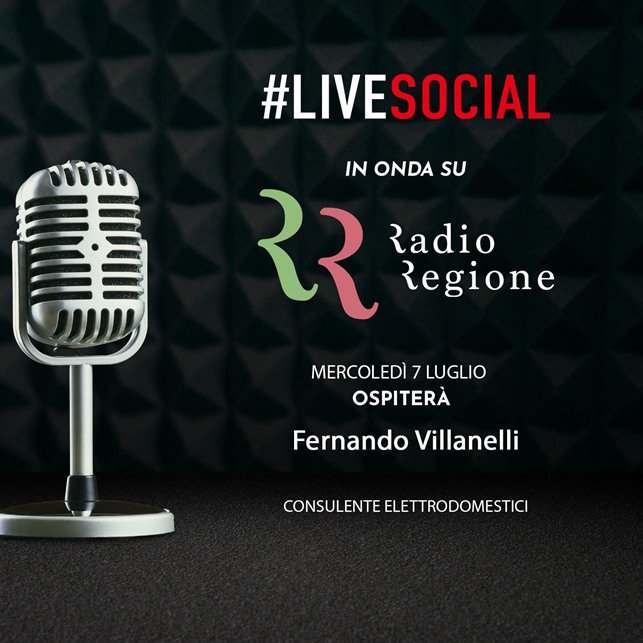 FVillanelli's tweet photo. Domani, Mercoledì 7 Luglio, sarò ospite di Radio Regione. Uno spazio esclusivo dove Professionisti e Imprenditori si raccontano

Parlerò di Consulenza in ambito Elettrodomestici

L'intervista avverrà in forma registrata. 
Seguirà mio aggiornamento non appena sarà resa disponibile https://t.co/ZNKrgw0bGI