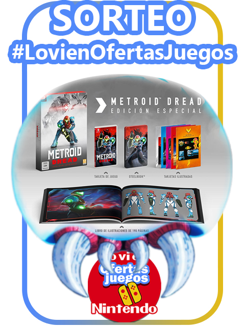 ofertasjuegoses's tweet photo. ¡SORTEAMOS UNA EDICIÓN ESPECIAL DE METROID DREAD!

✅Para participar
🔹RT
🔹Menciona a un amigo recomendándole nuestro canal con #LovienOfertasJuegos
🔹Sigue nuestro Telegram OfertasJuegosNintendo
https://t.co/qGlidy4pVJ https://t.co/br6izeyiRg