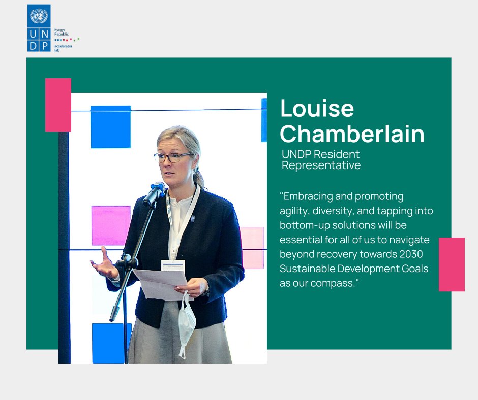 undpkg's tweet photo. We’re taking you back to the moments of the #AccLabKG launch in Bishkek with honoured speakers’ speeches📢

Here we share quotes of @SpoljaricM, @ChamberlainSDGs and @askat_bekov. 

Stay tuned for more insights from the launch event!✨
#AccLabKG #UNDPKG #AcceleratorLab https://t.co/zQsG5uI4YU