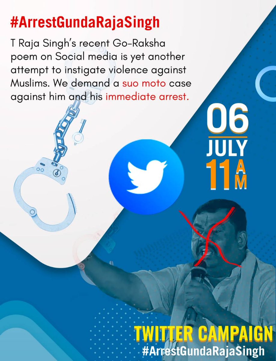 shahjad_khatry's tweet photo. #arrestgundarajasingh https://t.co/5gSEs973hU