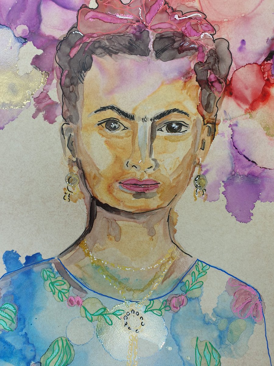 suecurlymills's tweet photo. Happy birthday #Frida
Viva la Frida
#fridafan #artforsale @BwdArtTrail #essexartist #FridaKahlo https://t.co/cXDL1zzNhm