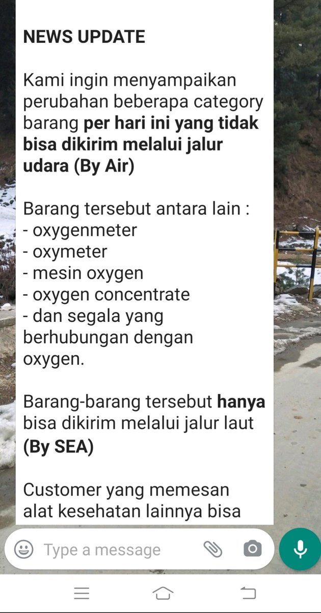 ritapunto's tweet photo. @PartaiSocmed ga gitu lur !! logika aja masa smw yg  hub dg produk OXY hrs lewat laut, ga bisa lagi lewat udara. Klo by flight bs 7 hari (proses custom) klo lwt laut nunggu 2 bulan nyampe !! itulah knp OXY equiptmen langka..Paham sampe sini siapa yg bermain? https://t.co/T2cn2JYLpV