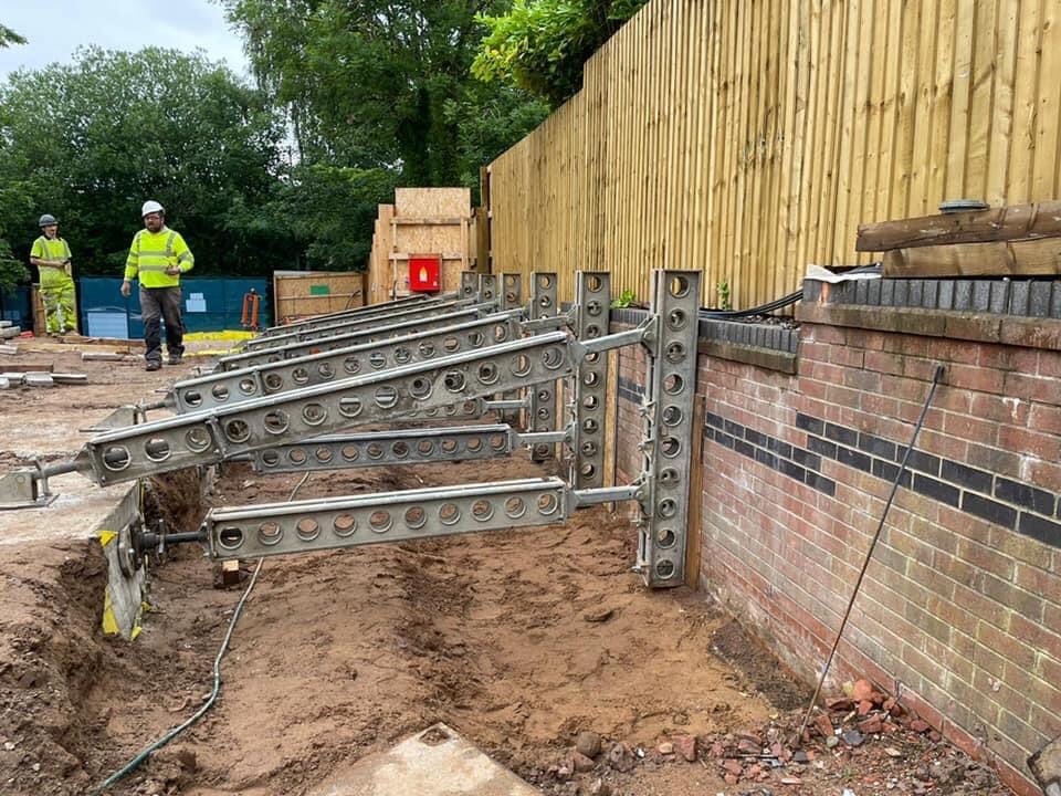 trancoltd's tweet photo. Brilliant job by our temporary works installation team -installing this facade retention system for clients in Wilmslow🙌👷🏽 https://t.co/5ADOA8A5vH