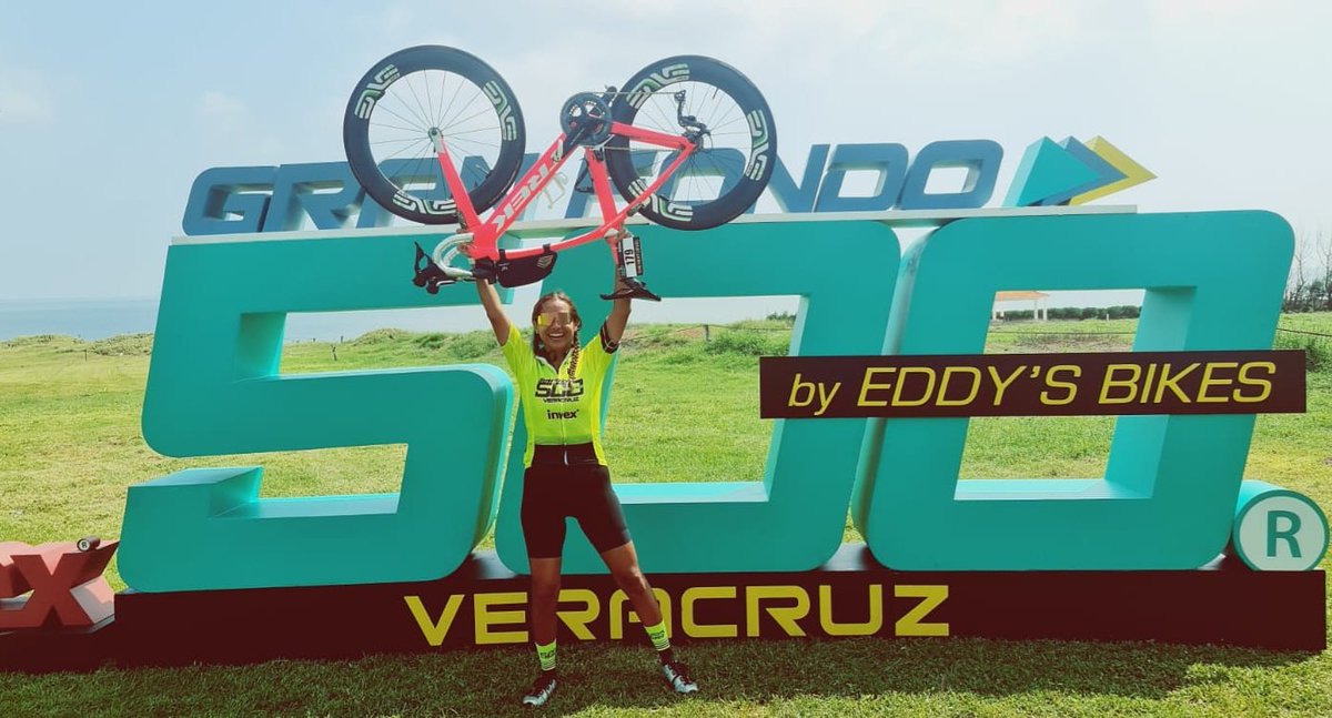 The Veracuz 500 Gran Fondo in Mexico took place at the weekend, with thousands of competitors taking part. Working remotely with Adriana, we've been building for this event for a while, so it was fantastic to see her smash it, coming 8th in her age category. #training #coach