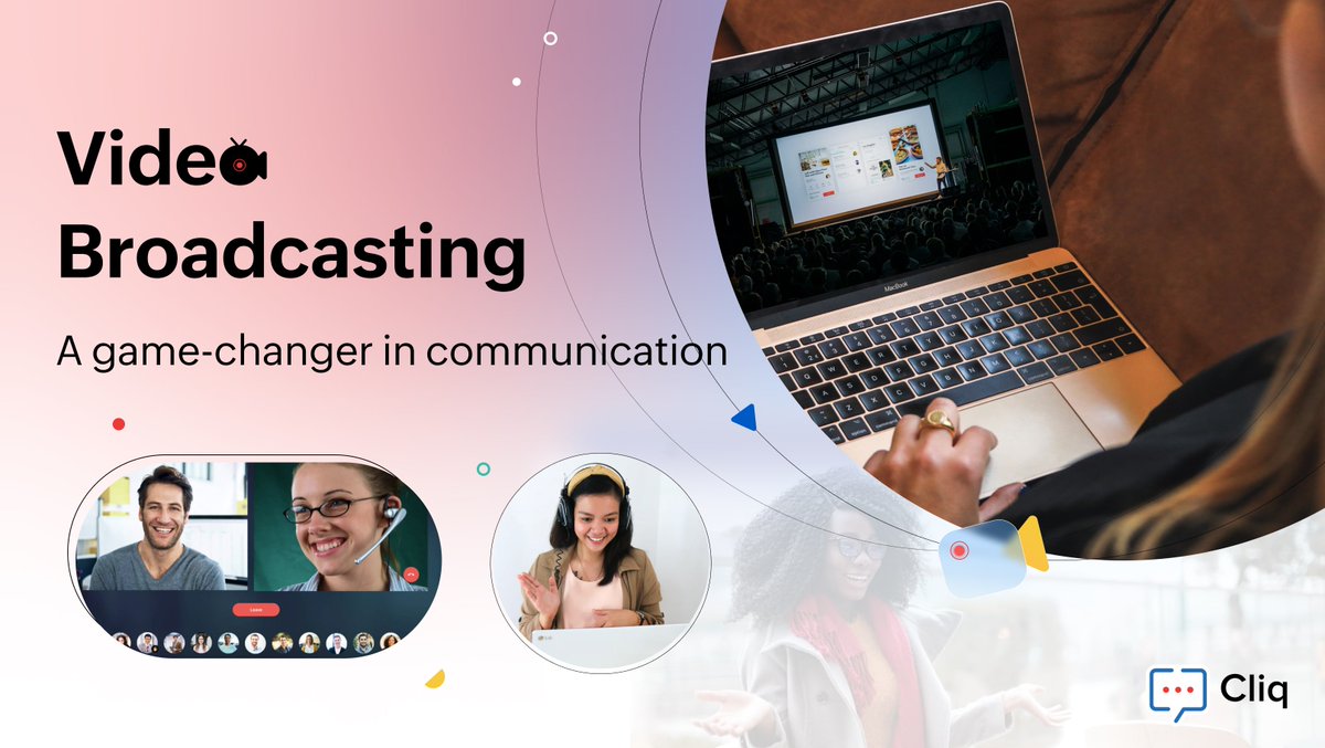 ZohoCliq's tweet photo. #DYK that watch time for live video content went up by 250% in 2020 and is still growing?
Take a look at our blog to know how video #communication has evolved over the years and how you can use #VideoBroadcasting for your business.👇
https://t.co/ShZW0nEf89 https://t.co/avVSHtA2Vb