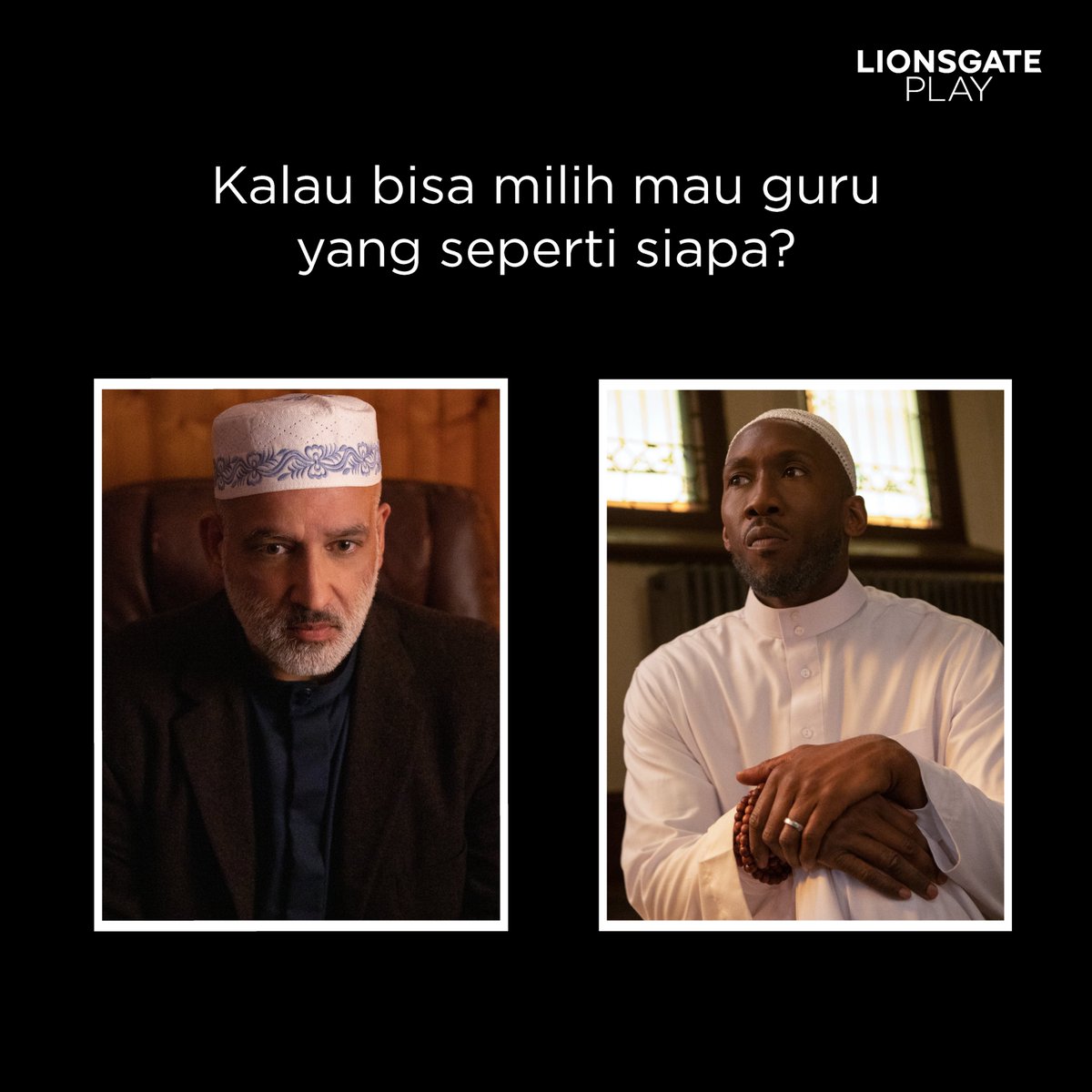 LionsgatePlayID's tweet photo. Dua sheikh, dua pendekatan berbeda dalam mengajarkan ilmu ke muridnya. Kamu pilih siapa?

#RamyS2 #LionsgatePlayID #PressPlay https://t.co/Tp6tZBJ3TQ