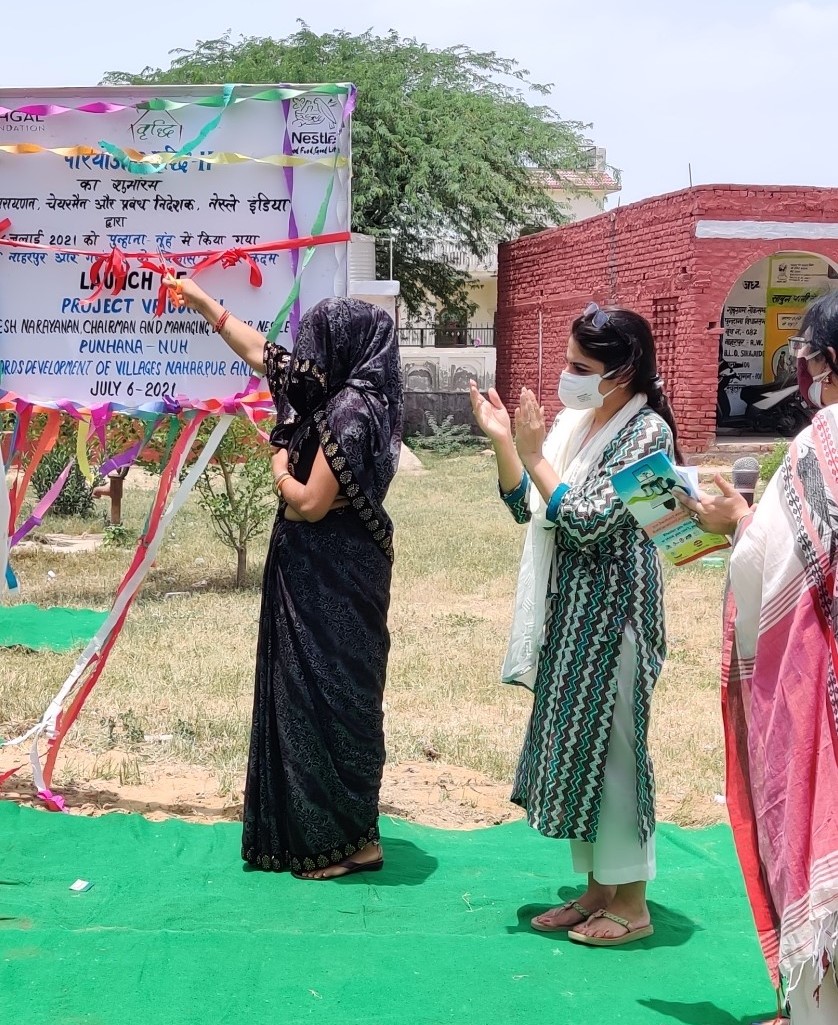 @NestleIndia with S M Sehgal Foundation launches Project Vriddhi 2.0. The second phase of the initiative is expanding to the villages of Naharpur and Gabanspur in Punhana block, Nuh, Haryana, after the first successful phase in village Rohira. #ruraldevelopment #development