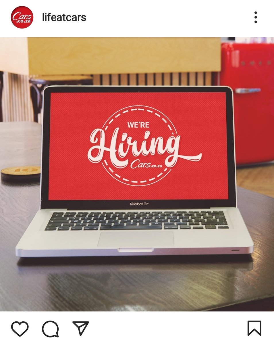 CiroDeSiena's tweet photo. We're hiring!

We're looking for someone to join our Software Development Team.

I've been with @CarsSouthAfrica for 8 years and I can confidently say this is one of the best companies to work for in SA.

Check out https://t.co/rPflh7sRJS for more information.
#lifeatcars https://t.co/Jdy7EdbVYD