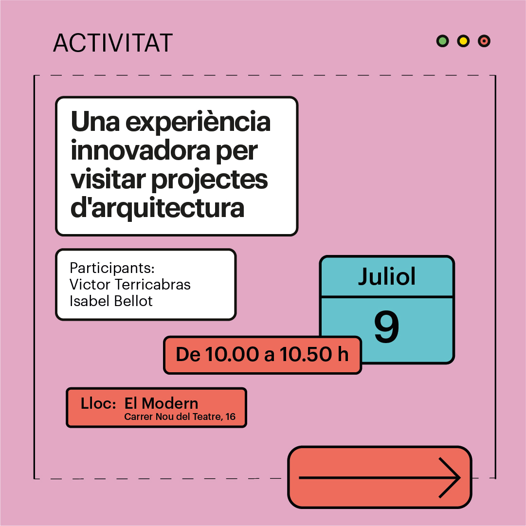 MWeekGirona's tweet photo. Com revoluciona la Realitat Virtual a l'arquitectura?
🗓️9 de juliol
🕙de 10:00 a 10:50 h
📍El Modern
Inscripcions gratuïtes: https://t.co/dHrYU17a5I
#mWeekCat21 #mweekgirona @mWeek_MWC @girona_cat @DigitalGencat @tic @terrigoats @ibellotm @COACGirona https://t.co/usARl29YL1