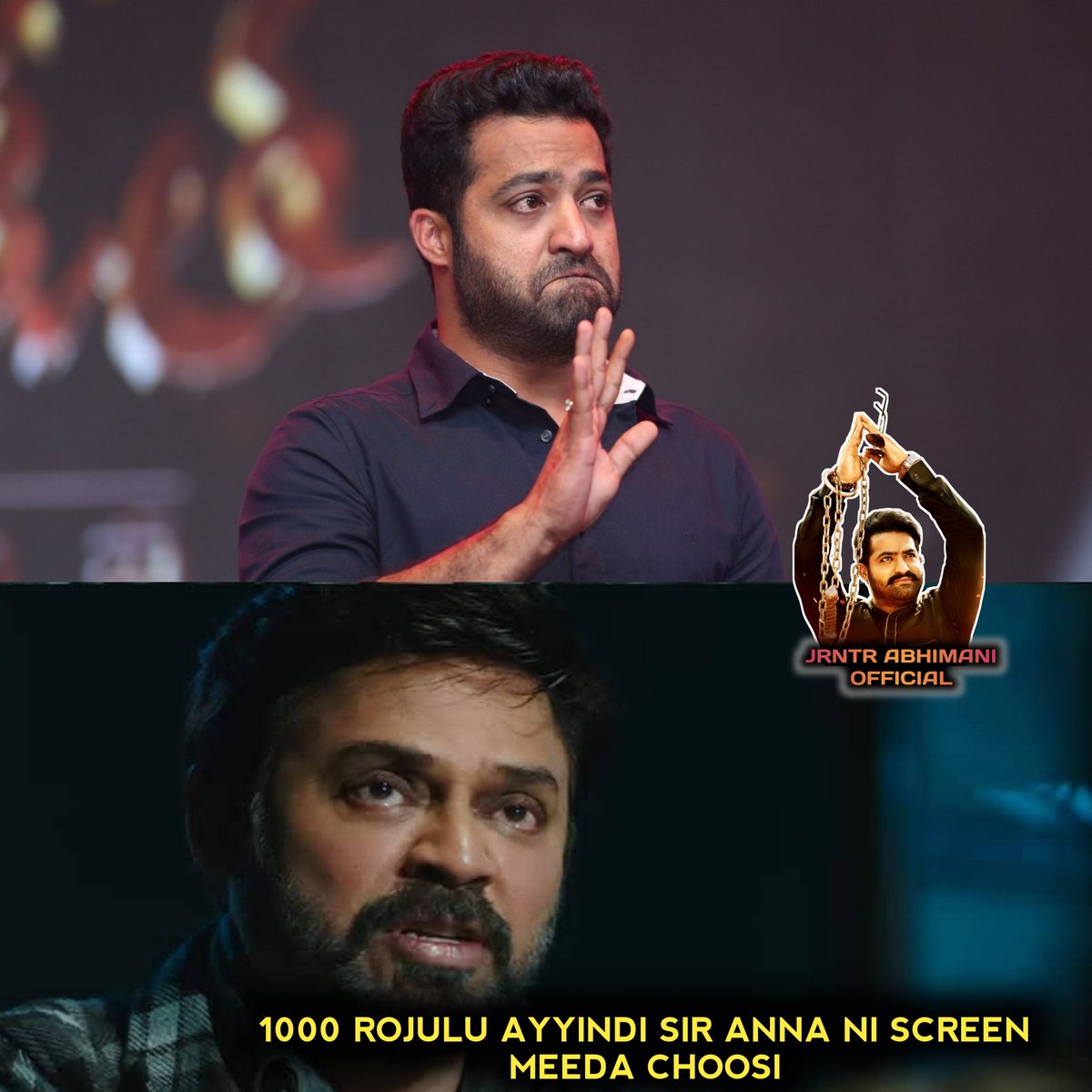 itszmemanu's tweet photo. penimiti enni nallainado ninnu choosi kanulara 🥺
@tarak9999
#ManOfMassesNTR
#1000DaysForASVR https://t.co/wYiFoChBYL