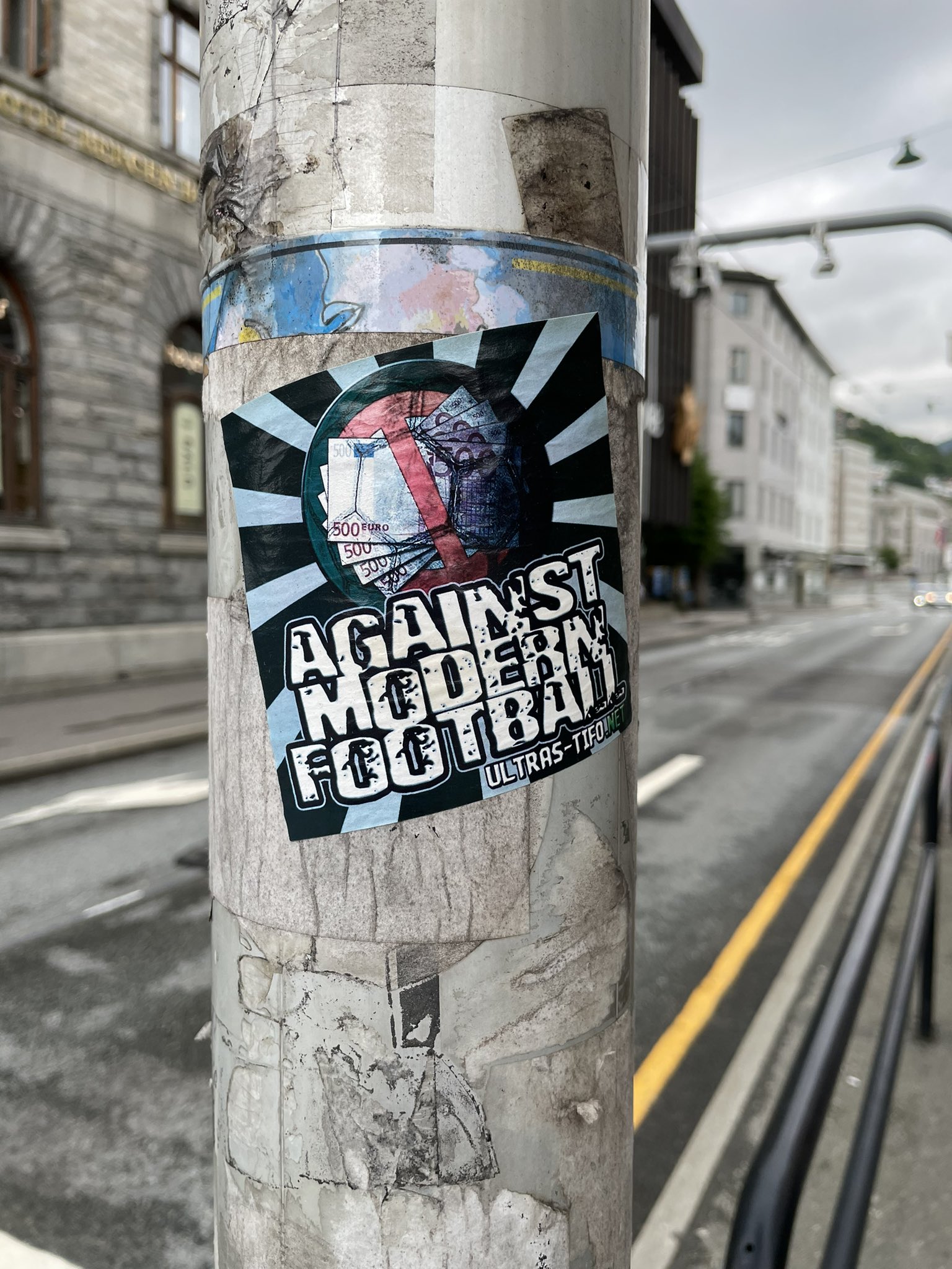 20 x Against Modern Football Aufkleber AMF 
