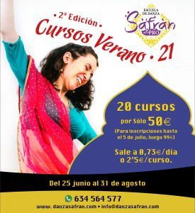 DanzaSAFRAN's tweet photo. Ya tienes la 2ª edición de #SafranPro 😍😍 
20 cursos por prácticamente el precio de uno.
Te sale el día a 0,73€, y cada curso a 2,5€ 🙂👏👏

Mucha #danza y cursos para cuidarte.

Échale un vistazo y reserva tu plaza online para este verano aquí >>

https://t.co/MBwO4oOrHr https://t.co/nBKb2PBUJZ