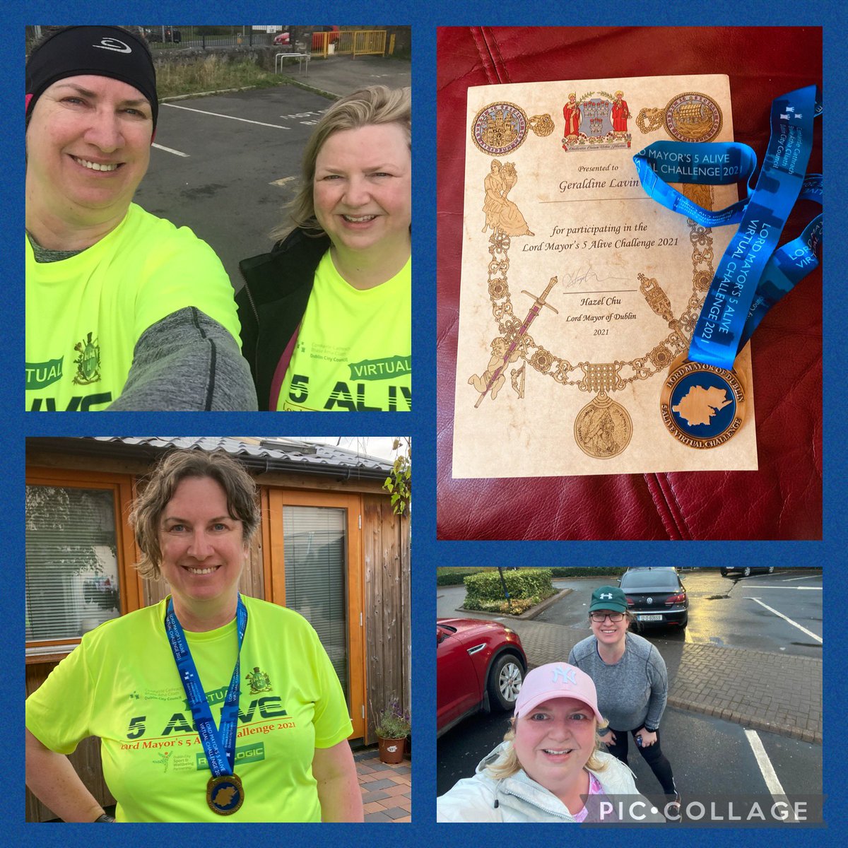 GeraldineLavin's tweet photo. @LordMayorDublin @hazechu @DubCityCouncil @dccsportsrec @liffeyvalleyac @AXARaheny5 @RahenyShamrock @metro_stbrigids @IrishRunnerMag Thanks to @FancheaGibson & all the team, including the running clubs, for organising the virtual #LM5Alive challenge. Big thanks to my running buddy Maria OβToole & @colmryan for providing the spark!@griffeenparkrun @parkrunIE @John_o_con @karlhenrypt @mrgaryfox #Fit4Life #Runner https://t.co/SLhAtGBDZh