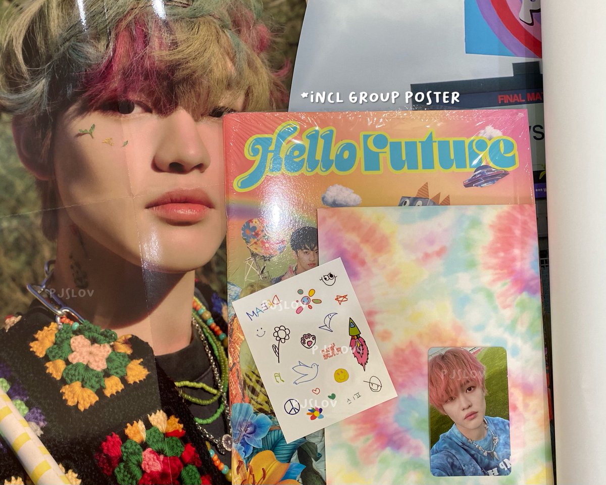 pjslov's tweet photo. [ wts want to sell ]
nct dream chenle hello future items 
- pc, pola, fp, album

💭price on pict
✉️ jaksel based
🛒 co sh*pee (freeong) / manual 
dm for further details &amp; any inquiries ! 

t. polaroid photocard folded poster hot sauce 7dream cafe https://t.co/8pLMTLqgUB