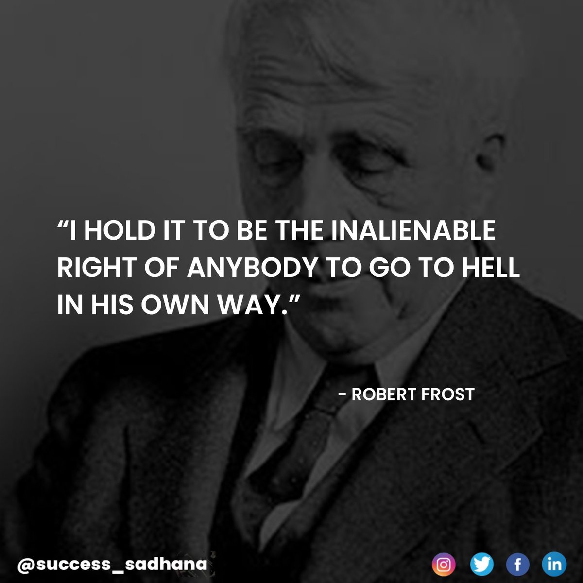 SadhanaSuccess's tweet photo. Follow for daily motivational quotes in your feed uplifting your life.
#successsadhana #successquotes #individualism #individualismo #individualquotes #individual   #succestips #lifethoughts #inspirationalquote #confidencequotes #lifeteachings #lifelearning #motivationquotes https://t.co/wLmKn4tMJL