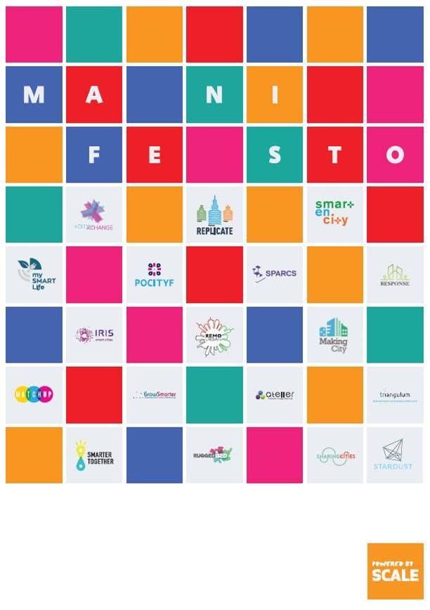 Fewdays ago the coordinators of the 18 #lighthouse Smart City projects have signed the #manifesto of Collaboration !with the coordination and support of #SCALE . A framework of collaboration within the biggest cluster of smart city projects in the world that includes 120 cities!