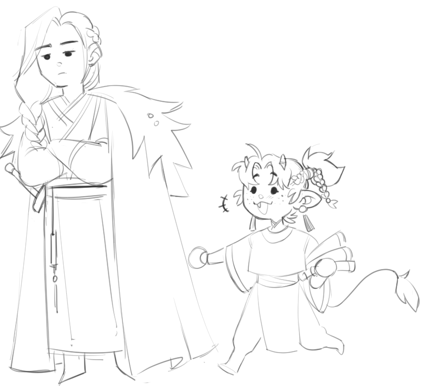 urge to draw little demon sqh 