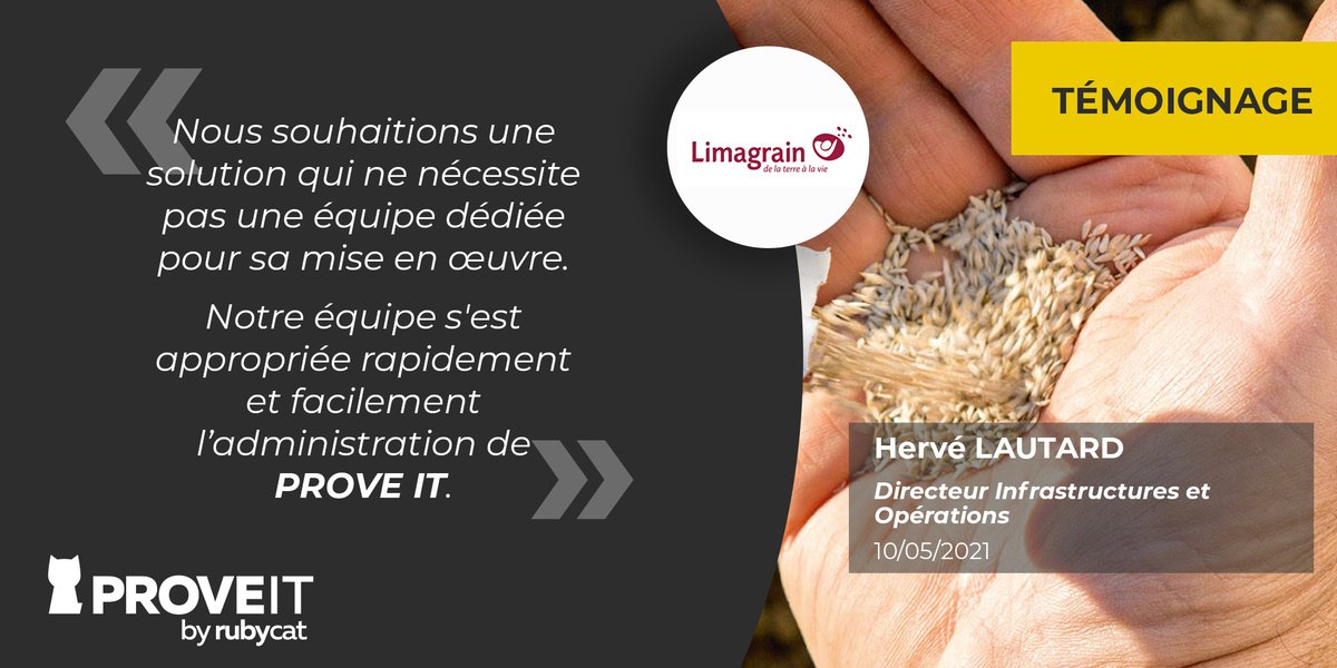 [👨🏻 Témoignage : <a href="/Limagrain/">Limagrain</a>]

🎙 Hervé LAUTARD - Directeur Infrastructures et Opérations chez Limagrain "Nous recherchions une solution qui nous permettrait de sécuriser les accès externes à notre SI..."

👉  Retrouvez son témoignage complet : bit.ly/3qLBlRX