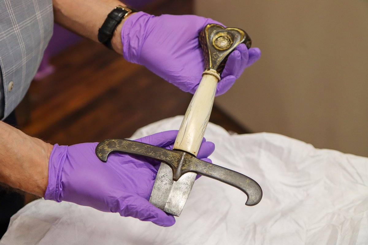 Coventry's medieval ceremonial sword is now on display at the Herbert Museum with the help of the Medieval Coventry charity bit.ly/3qNt6ER