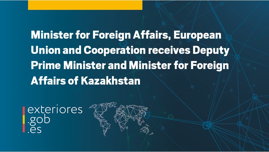 Minister <a href="/AranchaGlezLaya/">Arancha González</a> congratulated #Kazakhstan on the 30th anniversary of its independence and the parties agreed to underline the excellent state of bilateral relations, framed within the Strategic Association Agreement, in force since 2010.

➡️ bit.ly/2SQIROT