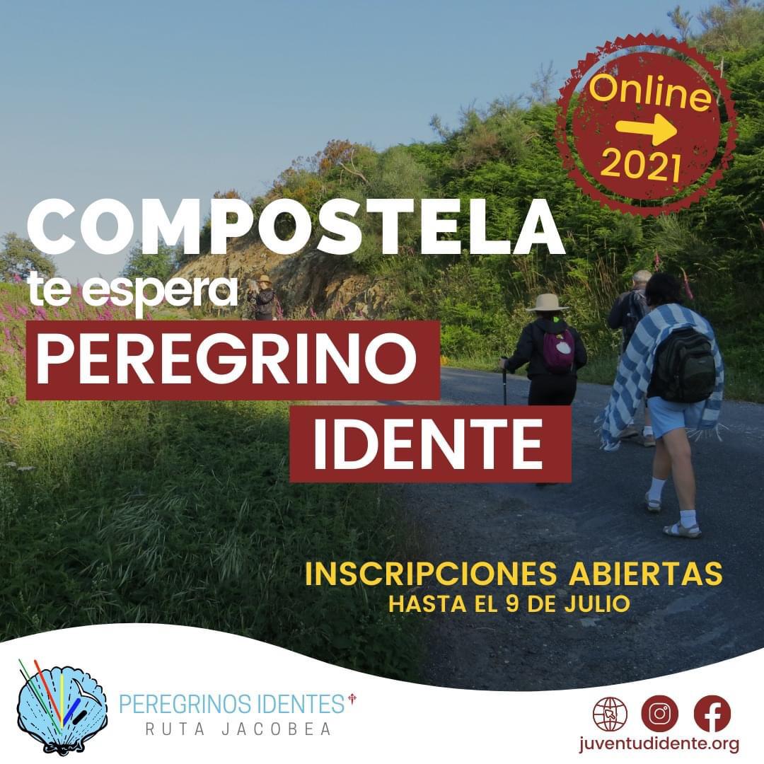 juventudidente's tweet photo. 🎒🥾¿Has pensado alguna vez hacer el #caminodesantiago? 👣

Iniciamos la #rutajacobeaidente2021 en el #Xacobeo2021 👀

¡Las inscripciones ya están abiertas! 🥳

https://t.co/DQU4atqhrn

#peregrinosidentes #identespilgrim #StJamesWay

@Idente_missio 
@IdenteYouth 
@FundFRielo https://t.co/PJc8aeAmoc
