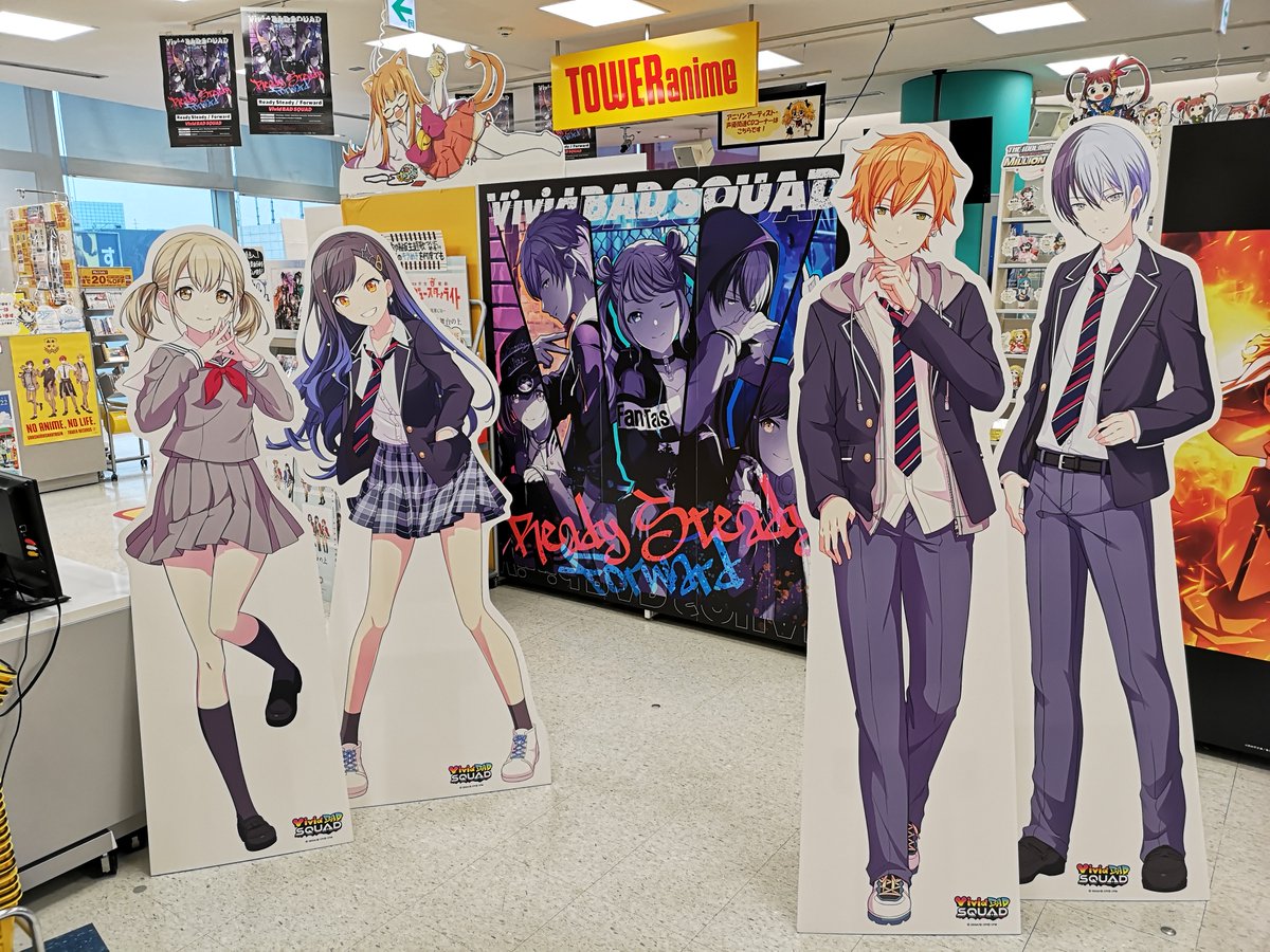 TOWERanime新宿】 #プロセカ 発最新シングル、Vivid BAD SQUAD「Ready