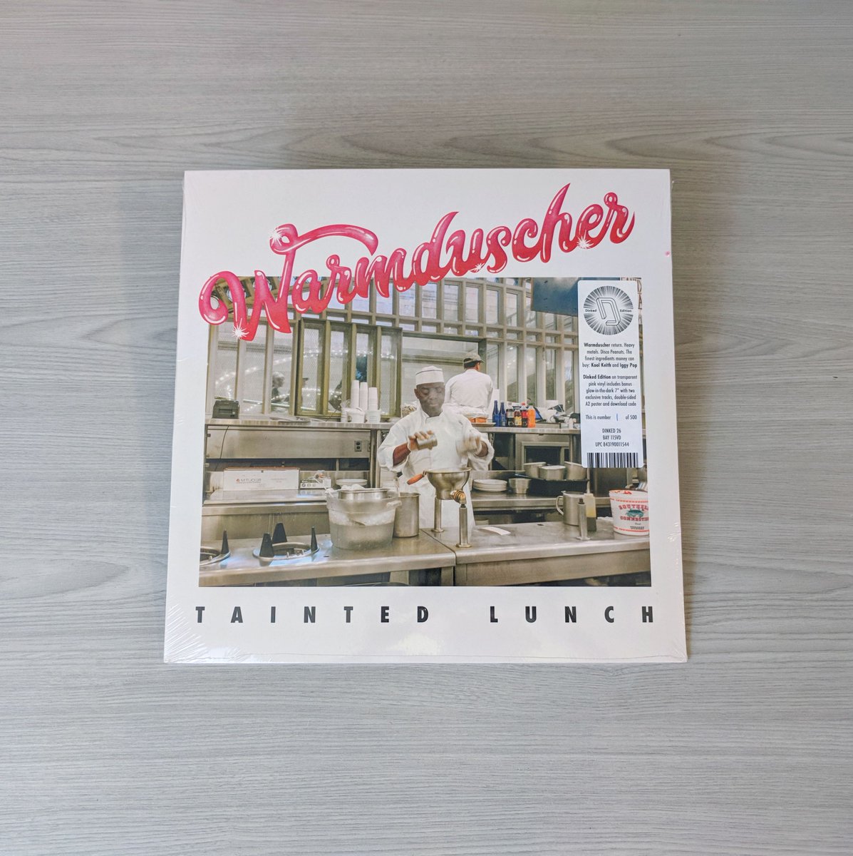 normanrecords's tweet photo. COMPETITION: Win A Dinked Edition Copy of Warmduscher’s ‘Tainted Lunch’

Like, retweet, and follow our page for the chance to win the #1 pressing of Dinked 26 from Warmduscher.

There’s a new Dinked announcement at 3pm tomorrow too!

https://t.co/XzD9UfI5Dl https://t.co/FgdSWlMbCW