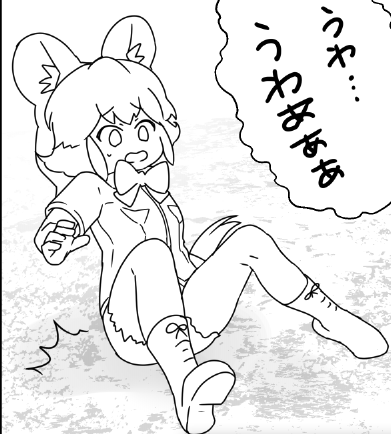 またリカオンの模様描かなきゃ✍️🤮 