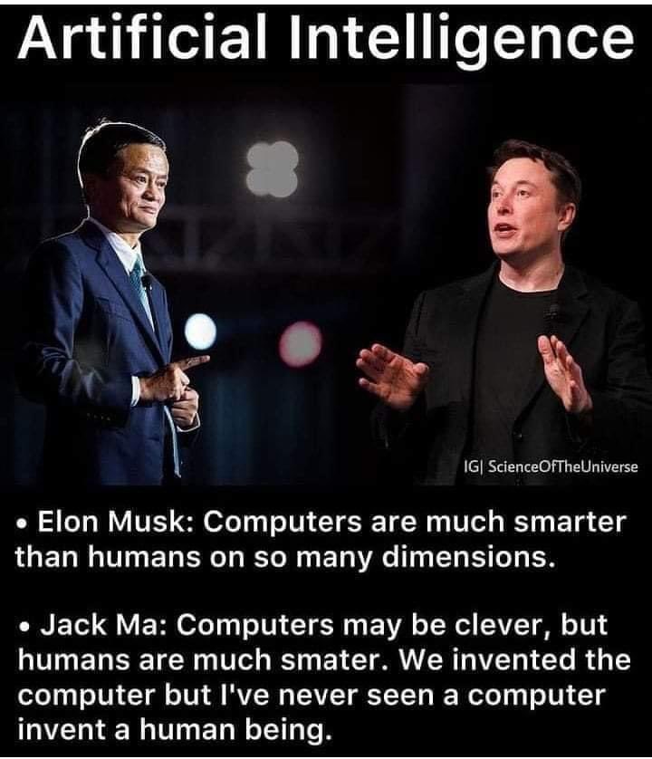 Alvin Foo On Twitter Elon Musk Vs Jack Ma On Ai Alvin Foo On Twitter Elon Musk Vs Jack Ma On Ai