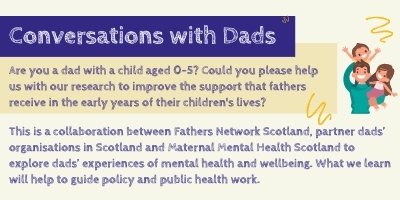 DadsRockOrg's tweet photo. Dads! Can you please help our good friends at @FathersNetScot they'd love to speak with you about how to improve support for Dads, find out more here: 
https://t.co/1pHGnuHkfE https://t.co/iAGKbosnTN