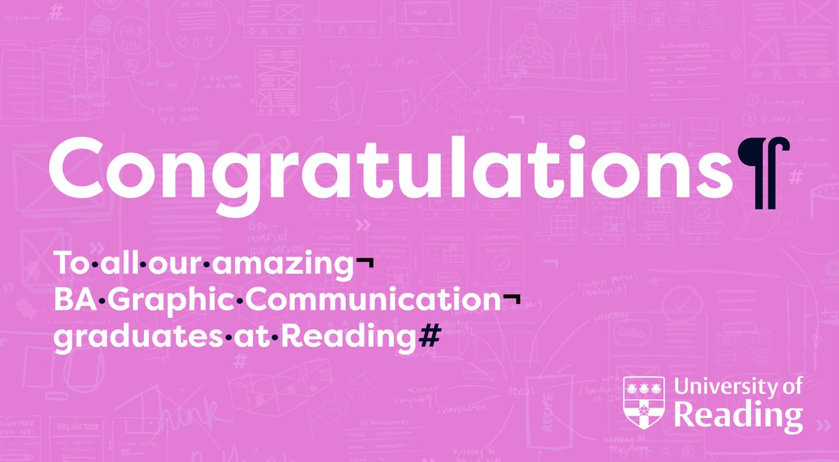 UniRdg_Typo's tweet photo. The results are in, and we're delighted to see so many of this year's graduates meet their potential. In a year like no other, these students have shown phenomenal maturity and passion. Find out more about them here:
https://t.co/q4sGLRzFxQ
#designgraduates @UniofReading https://t.co/jpqmEWzBAF