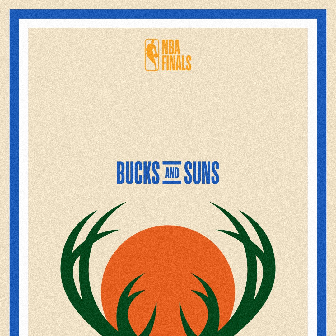 studio_487's tweet photo. Bucks And Suns.

#NBAFinals2021 #Bucks #Milwaukee #FearTheDeer #Suns #Phoenix #TheValley #NBAPlayoffs

#Studio487 #GraphicDesign https://t.co/TTW1lrGOS7