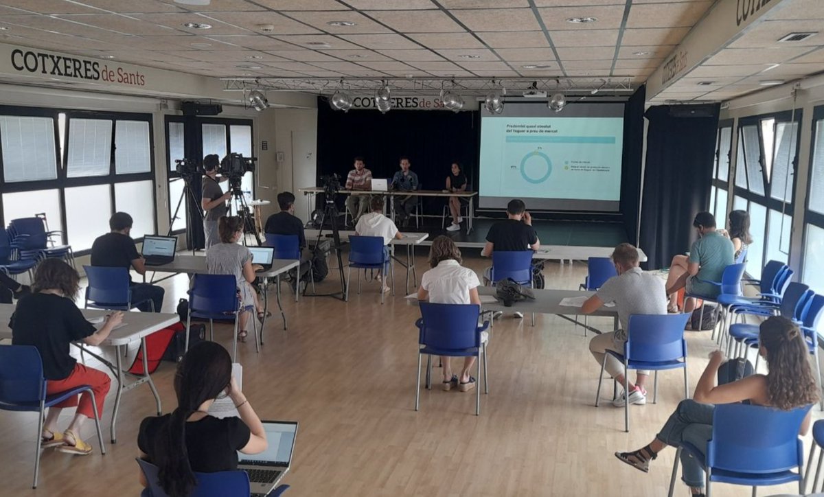 Comencem la roda de premsa sobre l’informe “Impactes socials del mercat de lloguer” a Barcelona i l’àrea metropolitana. #enquestallogatera

Compartim resultats a partir de l’enquesta llogatera coordinada i produïda per La Hidra, amb IGOP (UAB) i l'Agència de Salut de Barcelona.