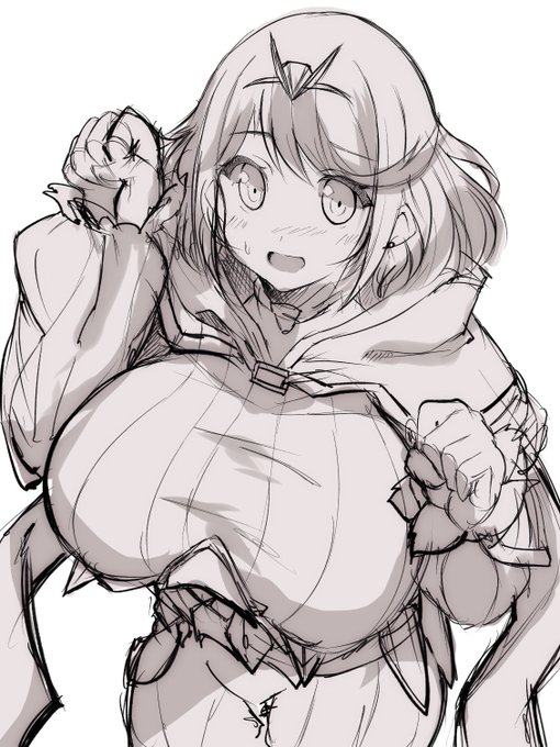 ニアなホムラちゃんを描きたいんじゃぁ。ネコミミ要りますかねぇ~ 