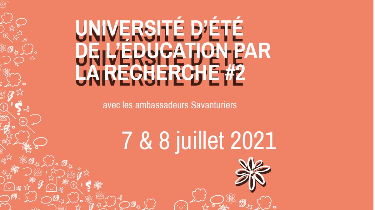 [#EVENT] Cette année, notre Université d'Été se fera en petit comité mais quel comité !🥳

Pendant 2 jours, nous accueillons nos ambassadeur⸱rice⸱s pour s'interroger ensemble sur le futur des Savanturiers et l'Ecole de demain 🚀

Nous vous raconterons tout ici 🐦
👉 #UnivSAV