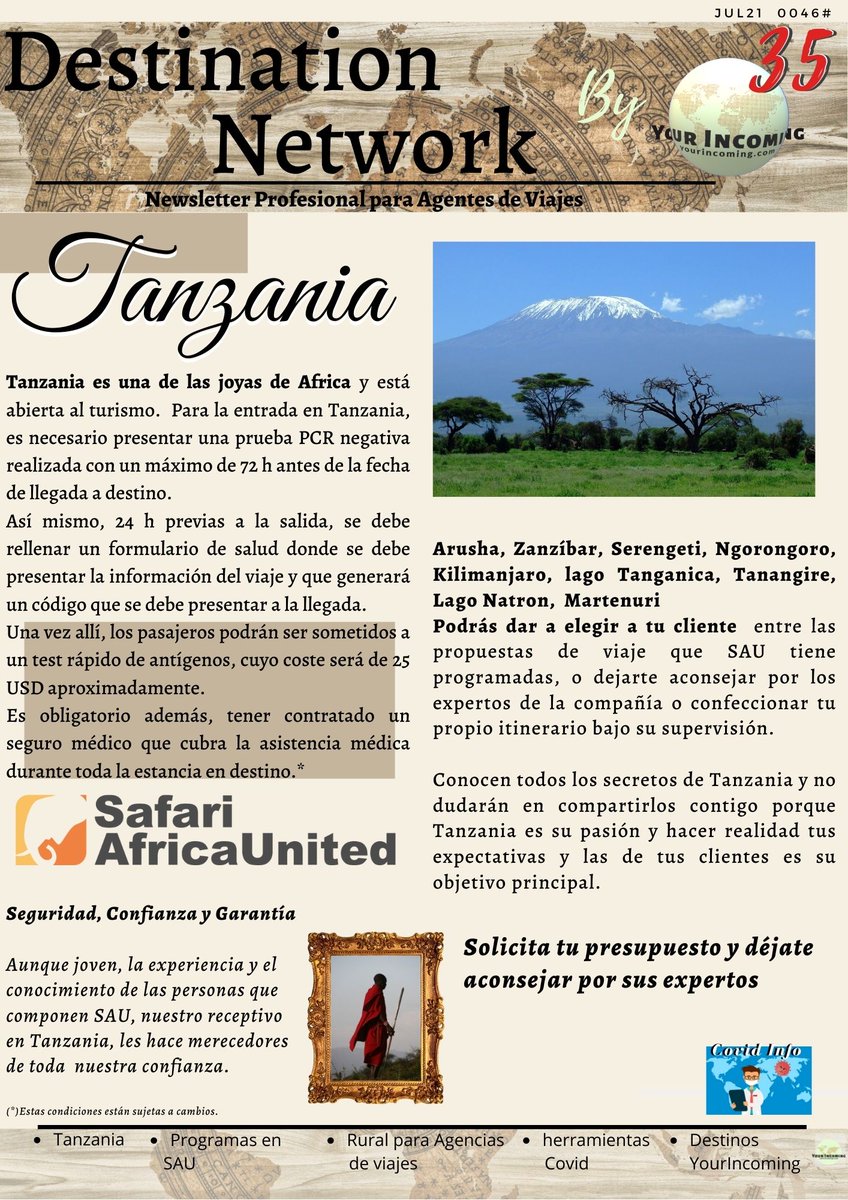 YReceptivos's tweet photo. Estrenamos Receptivo en Tanzania!!!  un producto único y personalizado! https://t.co/I0NjaSghAK https://t.co/quLz5axnJs