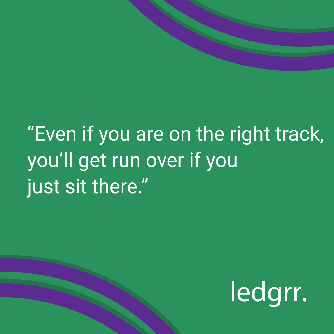 Love this quote! 

Keep moving, keep learning, keep improving!

If you are looking to make an improvement to your finance function, send us a DM or take a look at what we offer in our bio. 

We are a friendly bunch, so send us a message and let's have a chat ☺️💚