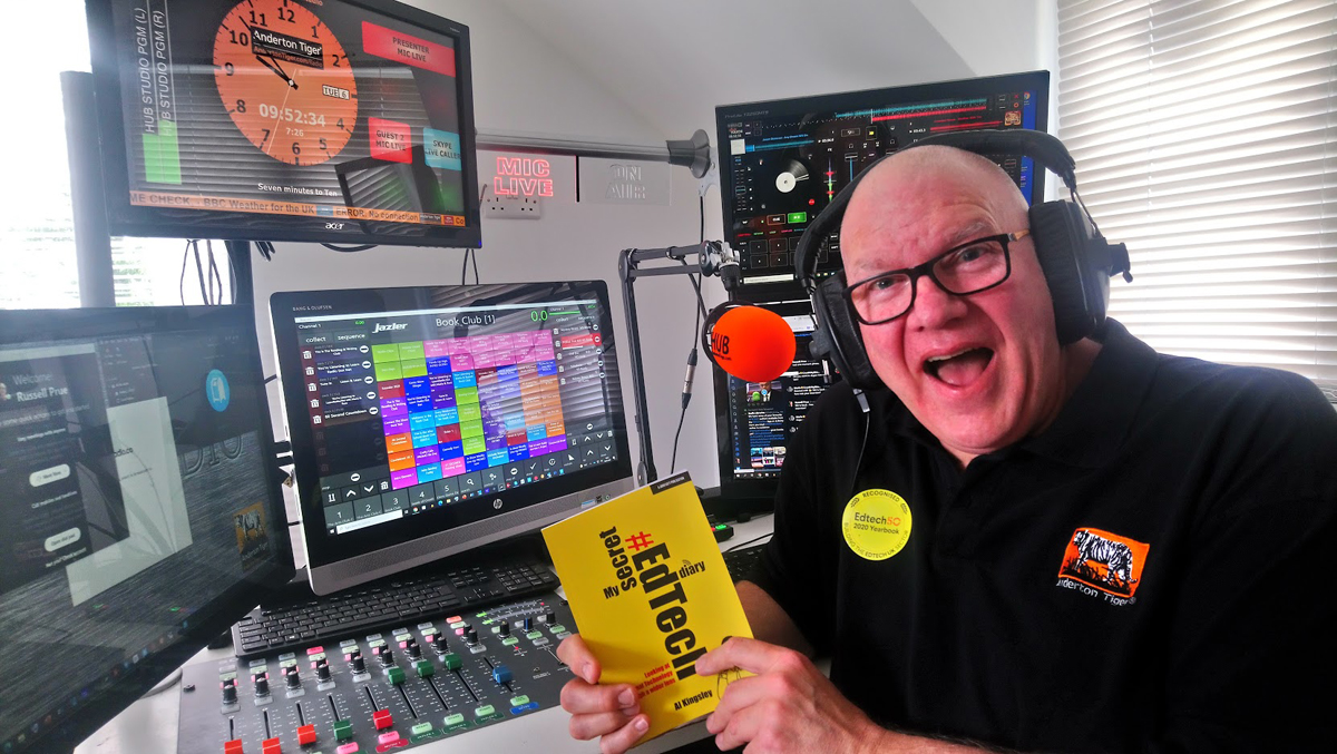 RussellPrue's tweet photo. Congratulations to the talented @AlKingsley_Edu on his Book Birthday. My copy arrived yesterday, thank you so much for that. We must get you onto our #SeedsOfCreativity CPD Show @LearnRadioLive #Edtech to discuss the many brilliant ideas that you've shared. <Highly Recommended> https://t.co/h20kG7sFOE