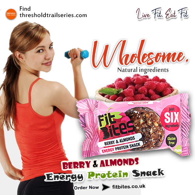 DELICIOUS FRUIT &amp; NUT BALL - BERRY &amp; ALMONDS
100% natural. 
<a href="/Threshold_trail/">Threshold Trail Series</a>  
#FitBites #Fitness #Snack #Superfoodsuk #Driedfruits #Nuts #Ingredients #feelgood #onthego #vegan #energy #protein #goodlife #nutrition
#RTTK2021
Find something special > fitbites.co.uk
