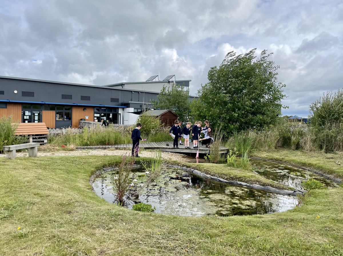 It always makes me so happy to see our amazing outdoor spaces being used at Avonwood. Year 1 are outside bug hunting today! #InspiringWonder #EarthCharterSchool