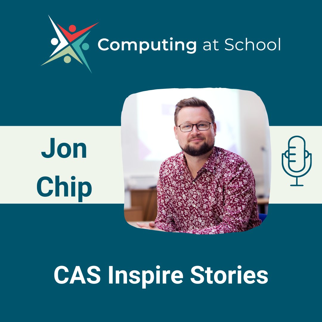 CompAtSch's tweet photo. Join host Tim Wilson for a conversation with Jon Chippindall, one of the superstars of computing education. 

@drchips
https://t.co/cPTifo9yae

#CASInspire #CASPodcasts https://t.co/pZ6iYnoyVI