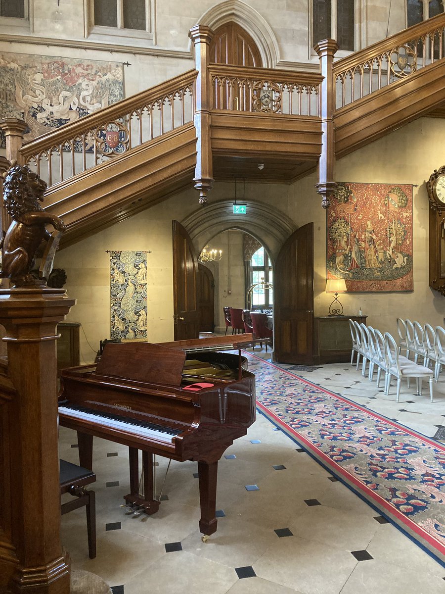 stuartpianist's tweet photo. Wedding yesterday as the beautifully renovated Matfen hall in Northumberland https://t.co/Zx4RdijIQr https://t.co/t6rfCyJWbK