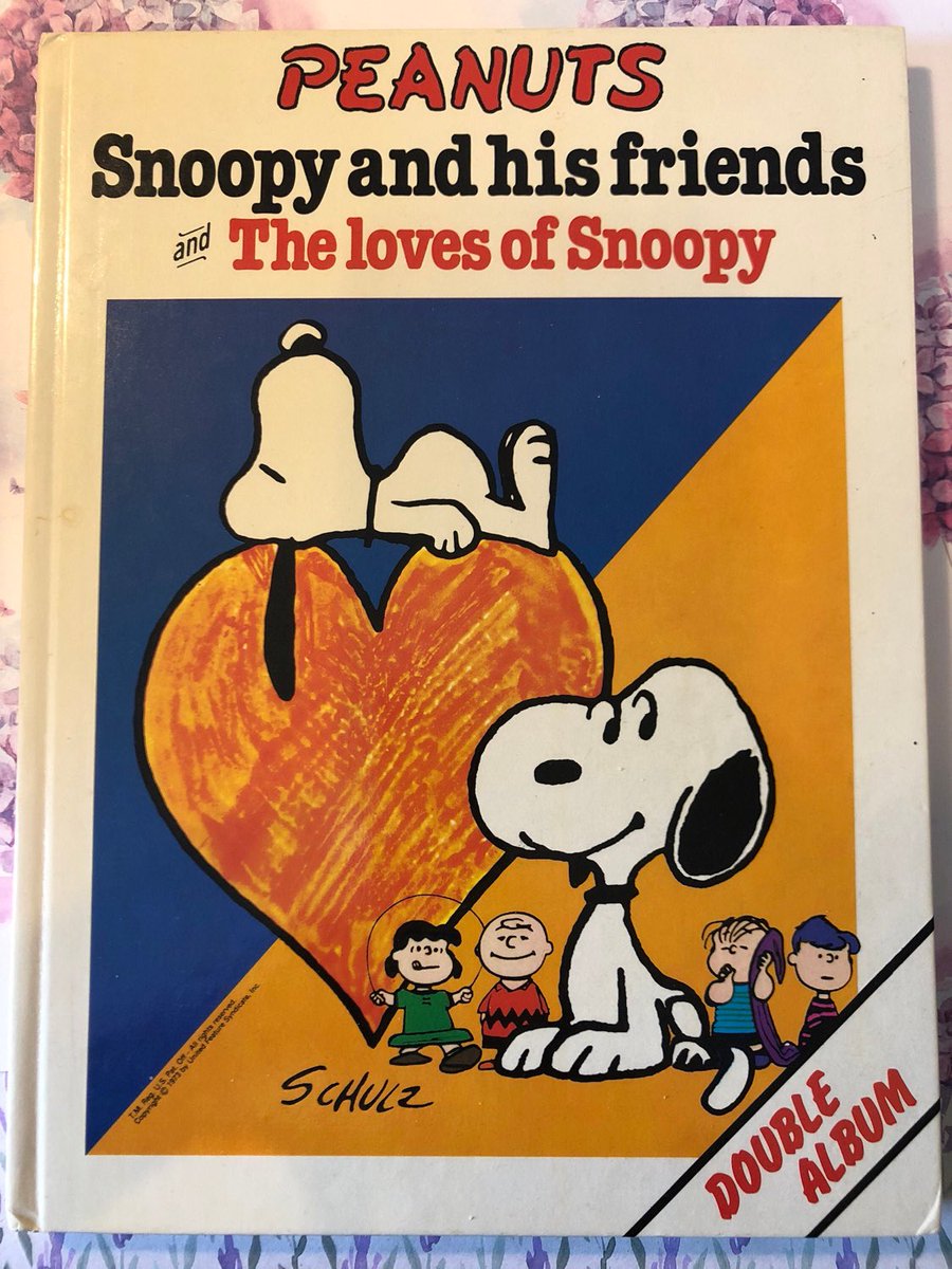 WatsonsVintage's tweet photo. NEW LISTING- A FABULOUS Nostalgic Book Gift for a Snoopy Lover in my #etsyshop : RARE Vintage 1980 'Peanuts' 2-in-one Snoopy Hardback Book by Charles M. Schulz #CollectableBook #ChildhoodNostalgia - #SnoopyLoverGift https://t.co/EgkHgfnHQ4 #1980BirthdayGift #Snoopy #PeanutsBook https://t.co/8e4fAywV30