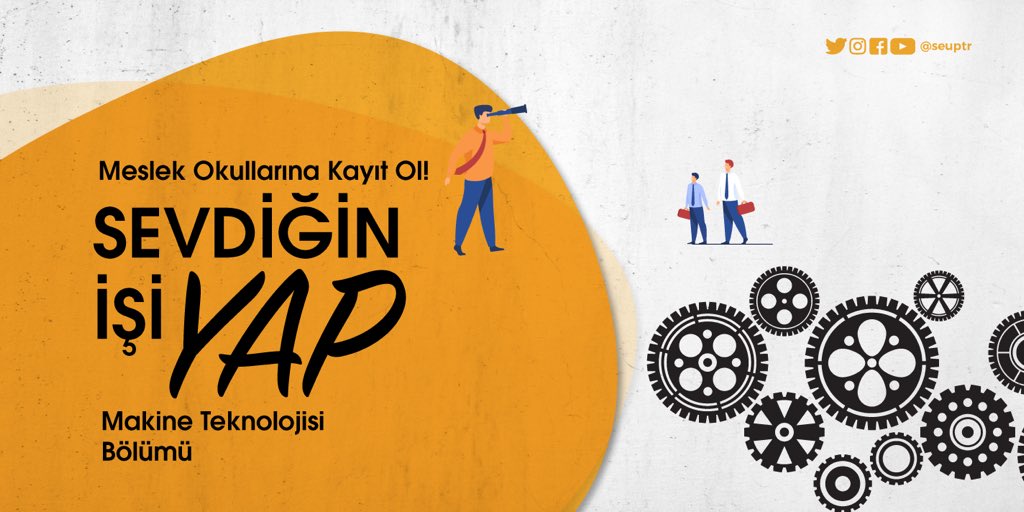 seuptr's tweet photo. ⚙️Çocukluğundan beri makinelere mi ilgin var?

O zaman Makine Teknolojisi Bölümü tam sana göre.

📍Meslek Okullarına kayıt ol, sevdiğin işi yap!

#makinebölümü #mesleklisesi #seup #seupprojesi 

@tcmeb @EUDelegationTur https://t.co/CO6NFaz8AA
