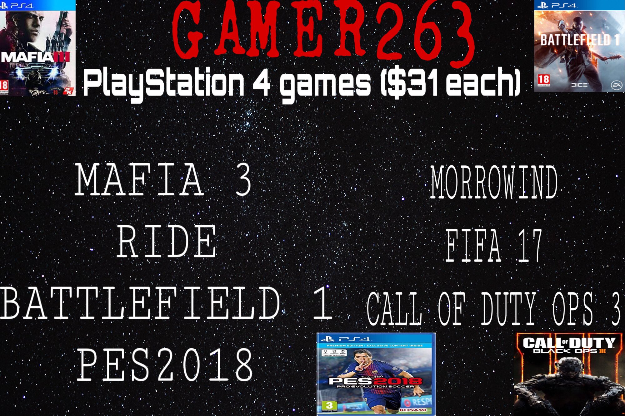 1 sales ps4 games